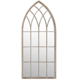 Vidaxl Garden Mirror 100x45 cm jernsand -farget