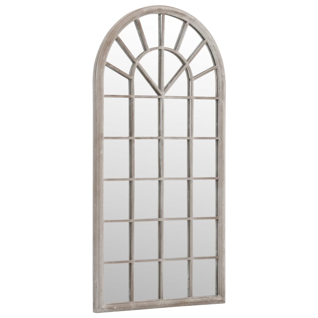 Vidaxl Garden Mirror 90x45 cm železni pesek -obarvan