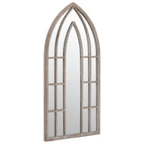 Vidaxl Garden Mirror 100x45 cm železni pesek -obarvan