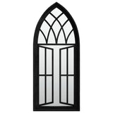 Vidaxl garden mirror 70x30 cm iron black