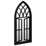 Vidaxl garden mirror 70x30 cm iron black