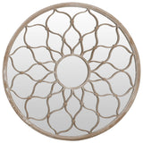 Vidaxl Garden Mirror alrededor de 60x3 cm de arena de hierro