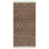 Vidaxl Rug 120x180 cm bomulds beige og blå