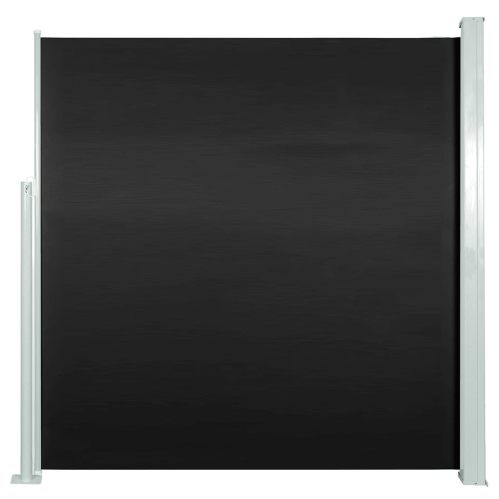 VidaXL Garden screen Extendable 140x300 cm Black