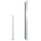 VidaXL Garden screen Extendable 140x300 cm Black