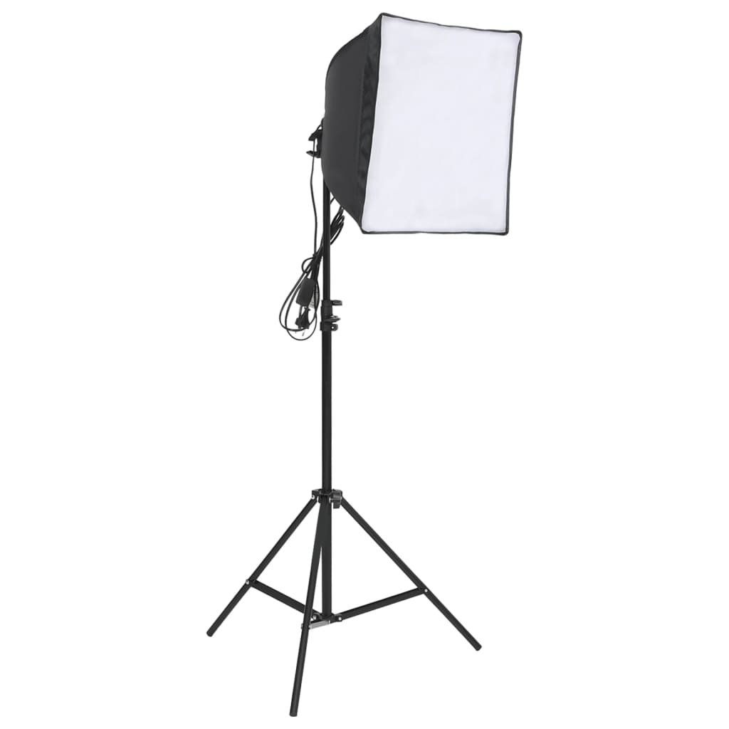 Vidaxl Photo Studio Lighting Kit with Backgrounds and Reflector