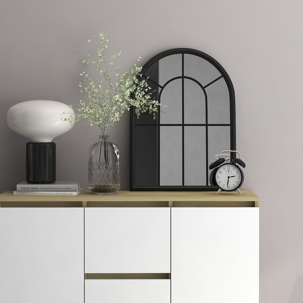 Vidaxl Mirror 60x45 cm iron black