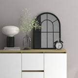 Vidaxl Mirror 60x45 cm iron black