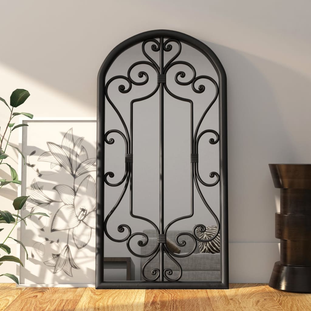 Vidaxl Spigel 70x30 cm Eisen schwaarz