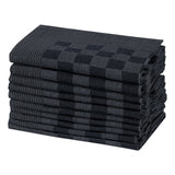 Vidaxl Kitchen Cloths 20 St 50x70 cm bomuld sort og grå