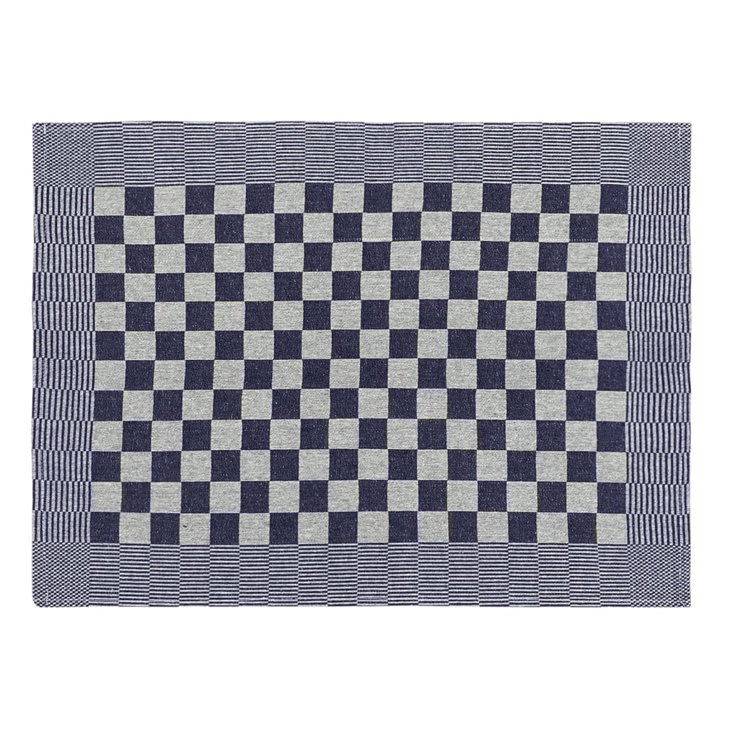 Vidaxl Kichen Stoff 10 st 50X70 cm Koteng blo a wäiss