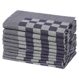 VIDAXL CANDO CUSCINE 20 ST 50x70 cm Blu di cotone e bianco