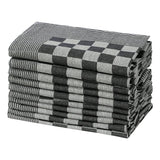 Vidaxl Kitchen cloths 20 st 50x70 cm cotton black and white