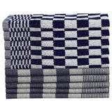 Vidaxl 20-piece kitchen cloth set cotton blue and white