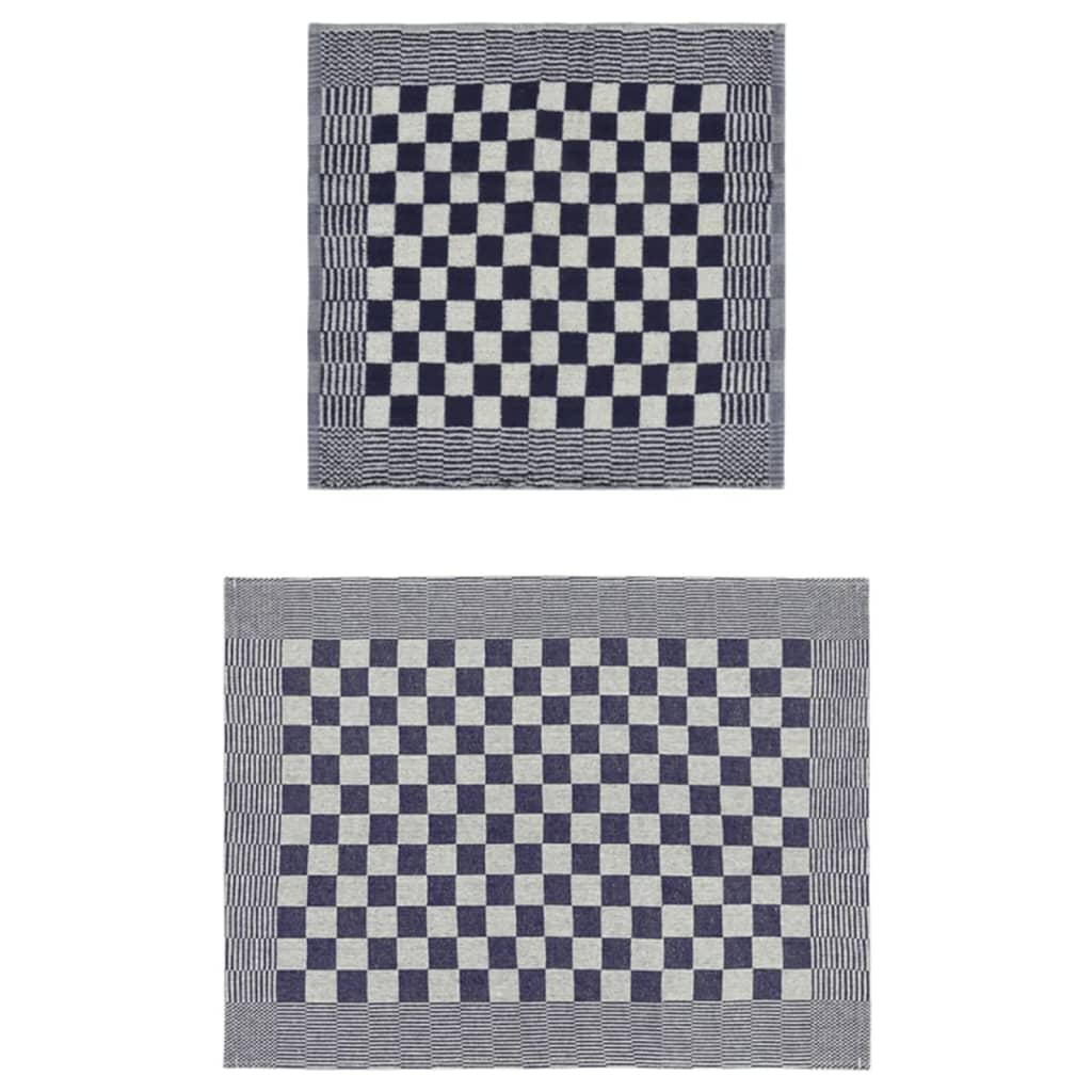 Vidaxl Set di panno da cucina a 50 pezzi Blu e bianco