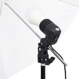 VidaXL Photo Studio Set with Lighting Kit and Background