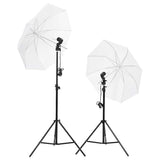 Vidaxl Photo Studio Set con set di illuminazione, sfondo e riflettore
