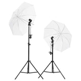 Vidaxl Photo Studio Set con set di illuminazione, sfondo e riflettore