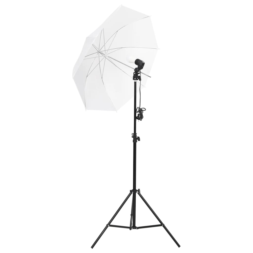 Vidaxl Photo Studio Conjunto com conjunto de iluminação, fundo e refletor