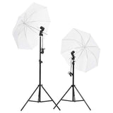 Vidaxl Photo Studio Set con set di illuminazione, sfondo e riflettore