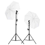 Vidaxl Photo Studio Set con set di illuminazione, sfondo e riflettore