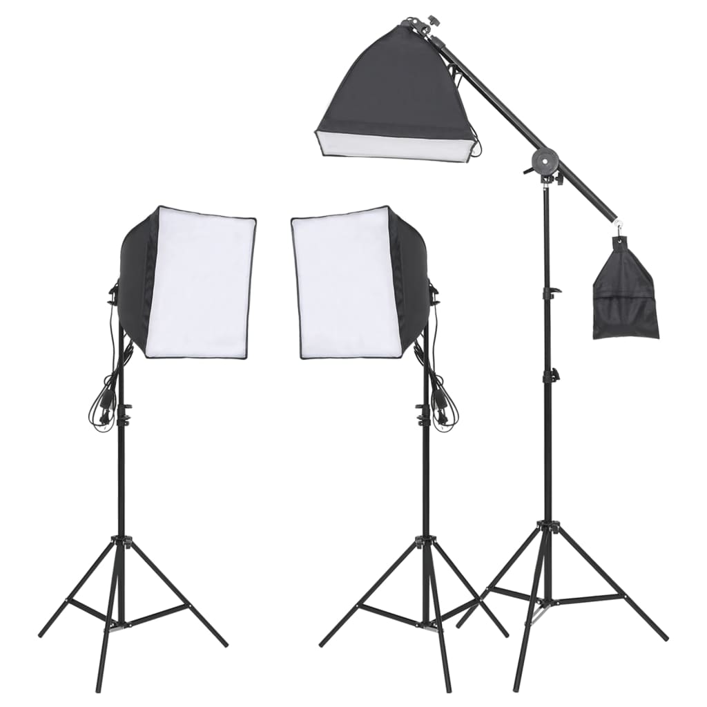Vidaxl Photo Studio Set Se sadou osvětlení a pozadí