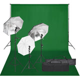 Vidaxl Photo Studio Set Se sadou osvětlení a pozadí