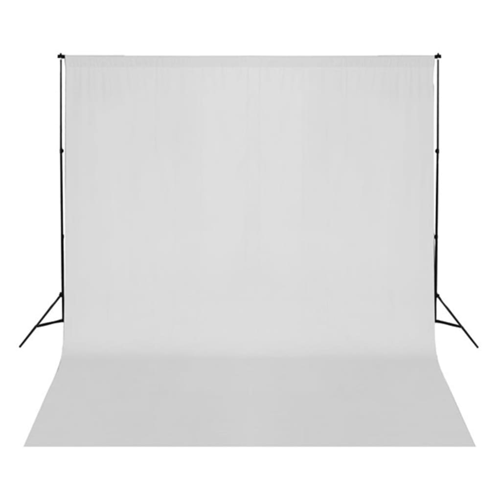 VidaXL Photo Studio Kit with Lighting Kit, Background and Reflector