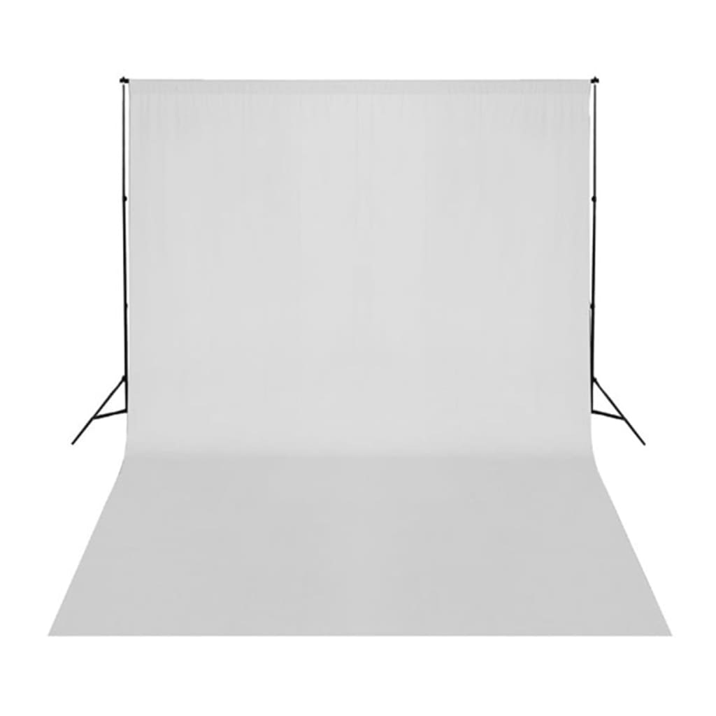 VidaXL Photo Studio Kit with Lighting Kit, Background and Reflector