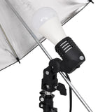 VidaXL Photo Studio Kit with Lighting Kit, Background and Reflector