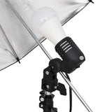 VidaXL Photo Studio Kit with Lighting Kit, Background and Reflector