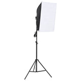 VidaXL Photo Studio Kit with Lighting Kit, Background and Reflector