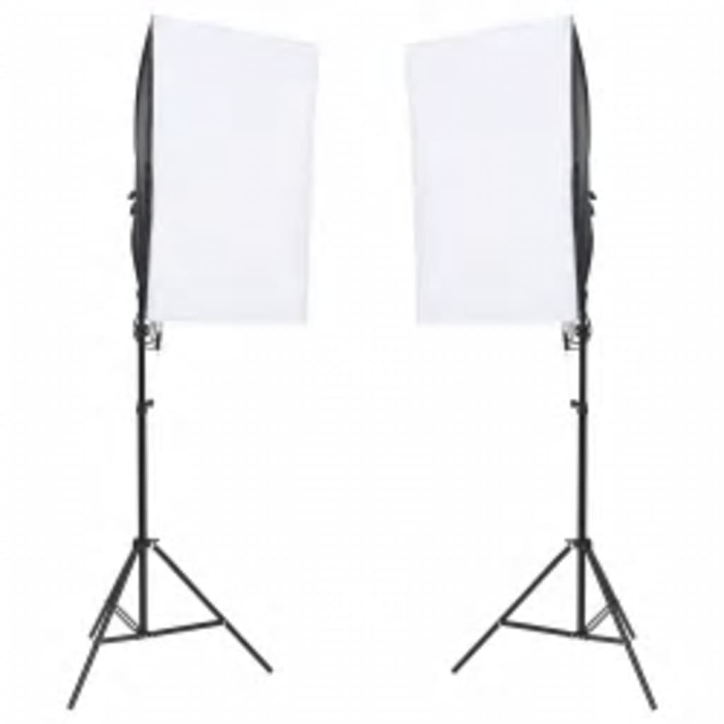 Vidaxl Photo Studio Set Se sadou osvětlení a pozadí