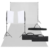 Vidaxl Photo Studio Set Se sadou osvětlení a pozadí