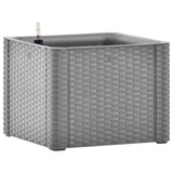 Vidaxl plädanter héich mat Selbstbekleedungssystem 43x43x33 CM Grau