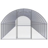 VidaXL Chicken run 3x16x2 m galvanized steel