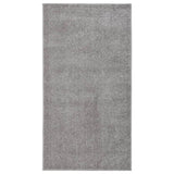 RUG VIDAXL KORTPOLIG 80X150 CM GRIS