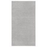 Vidaxl rug Kortpolig 80x150 cm light gray