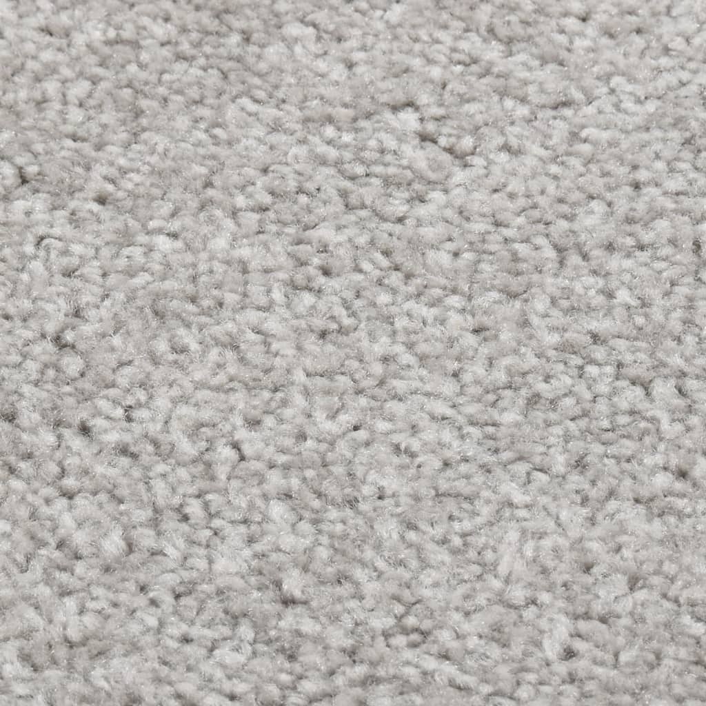 Vidaxl rug Kortpolig 80x150 cm light gray