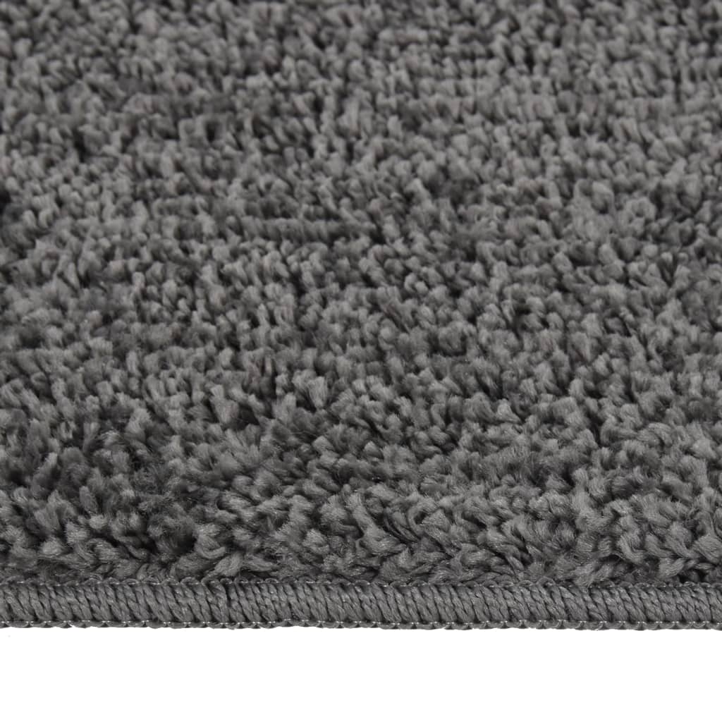 Vidaxl shaggy rug, non-slip, 80x150 cm, dark gray