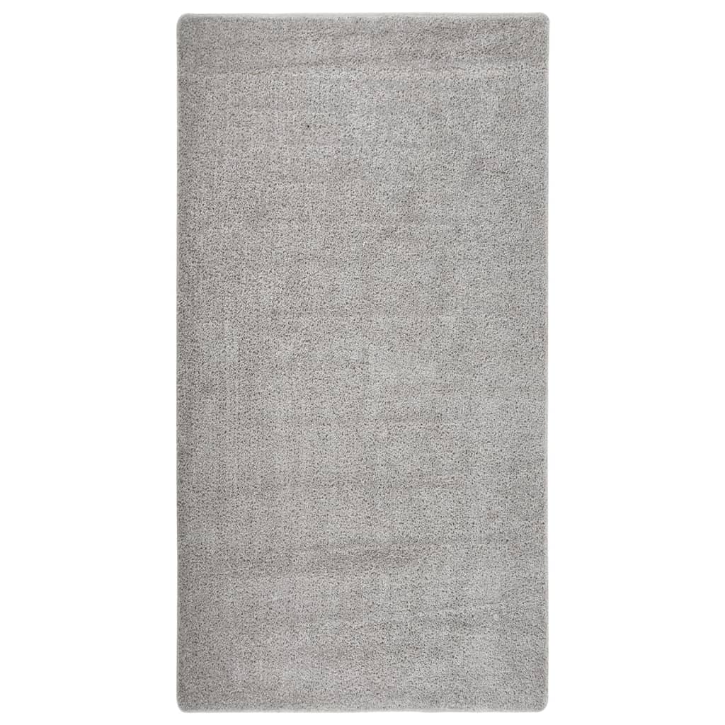 Vidaxl koberec Shaggy Anti-Slip 80x150 cm světle šedá
