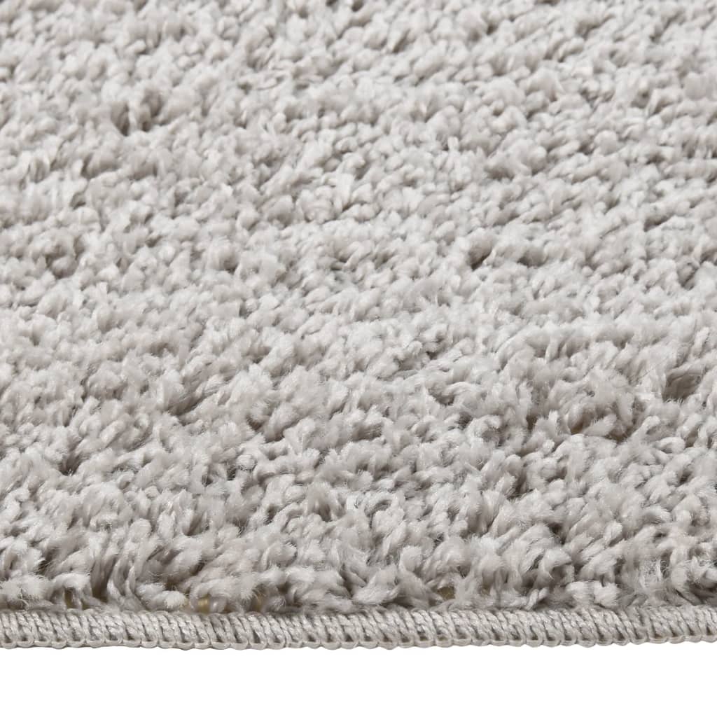 Vidaxl koberec Shaggy Anti-Slip 80x150 cm světle šedá