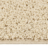 Vidaxl shaggy rug, non-slip, 80x150cm, cream-colored