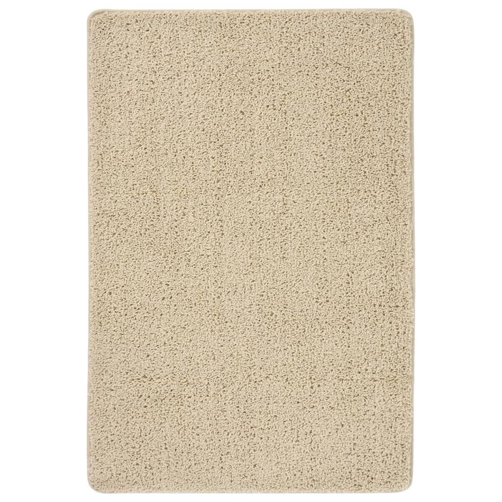 VidaXL rug Shaggy Anti-Slip 140x200 cm cream-colored