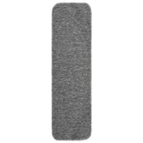 Vidaxl Stair Mats 15 St Anti-Slip Rectangular 75X20 CM Grå