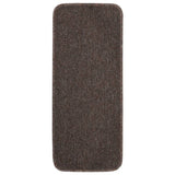 Vidaxl stair mats 15 st anti-slip rectangular 60x25 cm brown