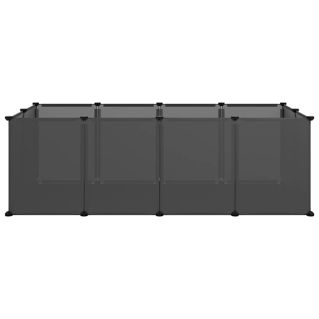Vidaxl Animal Loft liten 144x74x46,5 cm polypropen og stål svart