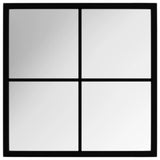 VidaXL wall mirror 40x40 cm Metal Black