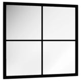 VidaXL wall mirror 40x40 cm Metal Black