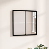 VidaXL wall mirror 40x40 cm Metal Black